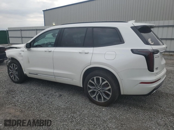 2022 Cadillac XT6 Sport with VIN 1GYKPGRS6NZ161371, listed as a Copart auction lot 64566214 with 30,352 mi miles and Salvage Title. Bid and sale history available at carsss.com. Image 2.