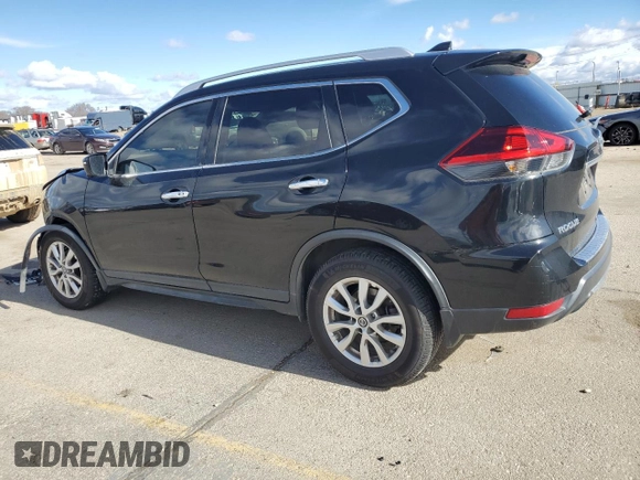 2018 Nissan Rogue S with VIN KNMAT2MT6JP614720, listed as a Copart auction lot 49544095 with 55,150 mi miles and Salvage Title. Bid and sale history available at carsss.com. Image 2.
