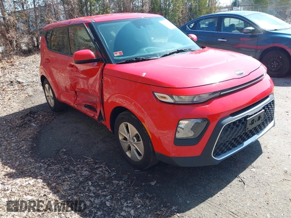 2020 Kia Soul X-Line with VIN KNDJ23AU5L7722321, listed as a IAAI auction lot 41877648 with 20,124 mi miles. Bid and sale history available at carsss.com. Image 1.