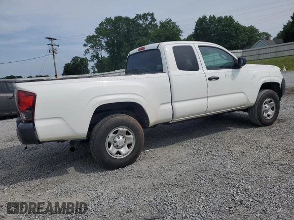 2019 Toyota Tacoma SR with VIN 5TFSX5EN7KX068425, listed as a Copart auction lot 57580835 with 125,491 mi miles and Salvage title. Bid and sale history available at DreamBid. Image 3.