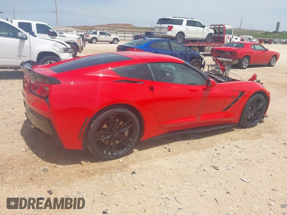 2019 Chevrolet Corvette 1LT with VIN 1G1YA2D76K5120094, listed as a IAAI auction lot 42269369 with 23,674 mi miles and . Bid and sale history available at DreamBid. Image 4.