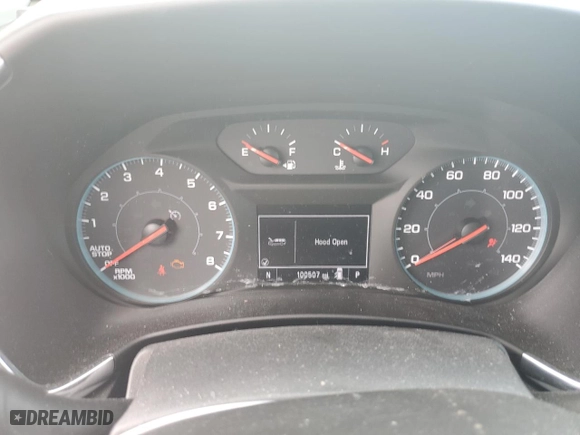 2021 Chevrolet Equinox LS with VIN 3GNAXSEV2MS173752, listed as a Copart auction lot 51205825 with 100,507 mi miles and Salvage Title. Bid and sale history available at carsss.com. Image 9.