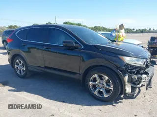2019 Honda CR-V EX-L with VIN 5J6RW1H82KA015922, listed as a IAAI auction lot 41821228 with 58,315 mi miles. Bid and sale history available at carsss.com. Image 1.