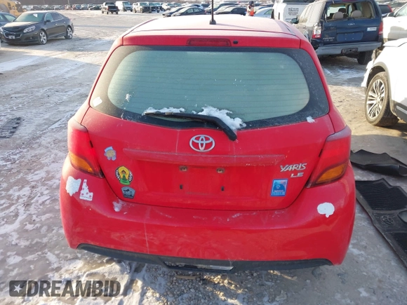 2015 Toyota Yaris L with VIN VNKKTUD34FA036246, listed as a IAAI auction lot 41375780 with 88,929 mi miles. Bid and sale history available at carsss.com. Image 16.