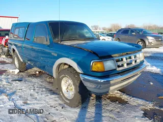 1994 Ford Ranger Splash with VIN 1FTCR15XXRPA13387, listed as a IAAI auction lot 41265922 with 1 mi miles. Bid and sale history available at carsss.com. Image 1.