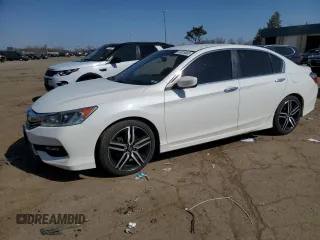 2017 Honda Accord Sedan Sport with VIN 1HGCR2F55HA077908, listed as a Copart auction lot 53305685 with 116,099 mi miles and Clean Title. Bid and sale history available at carsss.com. Image 1.