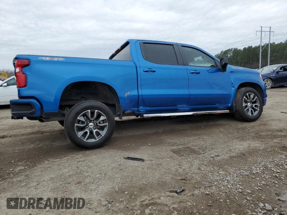2024 Chevrolet Silverado 1500 RST with VIN 1GCUDEE8XRZ208610, listed as a Copart auction lot 45490585 with 0 mi miles and Salvage Title. Bid and sale history available at carsss.com. Image 3.