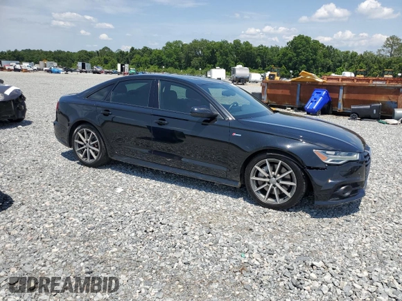 2017 Audi A6 Premium Plus with VIN WAUF2AFC9HN049141, listed as a Copart auction lot 62705535 with 80,614 mi miles and Salvage title. Bid and sale history available at DreamBid. Image 4.