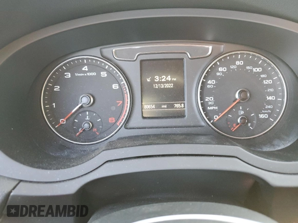 2016 Audi Q3 Premium Plus with VIN WA1BFCFSXGR021956, listed as a Copart auction lot 71396492 with 80,654 mi miles. Bid and sale history available at carsss.com. Image 9.
