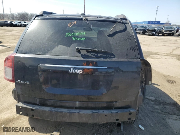 2016 Jeep Compass Sport with VIN 1C4NJDBB1GD713064, listed as a Copart auction lot 49700055 with 173,825 mi miles and Clean Title. Bid and sale history available at carsss.com. Image 6.