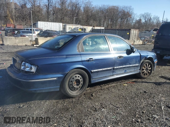 2003 Hyundai Sonata GLS with VIN KMHWF35H83A893490, listed as a Copart auction lot 80886424 with 0 mi miles and Salvage Title. Bid and sale history available at carsss.com. Image 3.