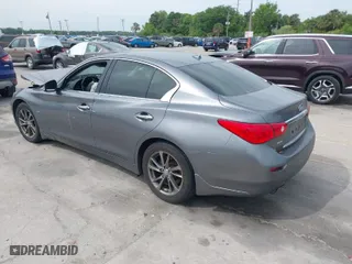 2017 Infiniti Q50 3.0t Premium with VIN JN1EV7AR5HM838898, listed as a IAAI auction lot 41864142 with 87,789 mi miles. Bid and sale history available at carsss.com. Image 3.