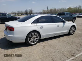 2015 Audi A8 3.0T with VIN WAU3GAFD1FN000655, listed as a Copart auction lot 52792305 with 133,387 mi miles and Salvage Title. Bid and sale history available at DreamBid. Image 3.
