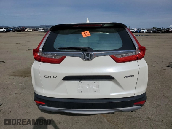 2017 Honda CR-V LX with VIN 2HKRW6H37HH205112, listed as a Copart auction lot 45065765 with 39,927 mi miles and Salvage Title. Bid and sale history available at DreamBid. Image 6.