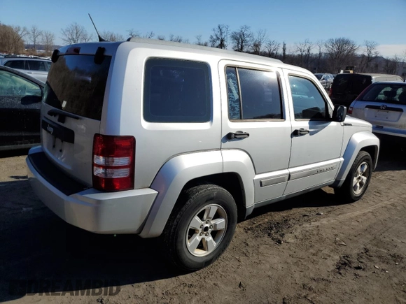 2012 Jeep Liberty Sport with VIN 1C4PJMAK0CW110776, listed as a Copart auction lot 47280735 with 105,912 mi miles and Clean Title. Bid and sale history available at DreamBid. Image 3.