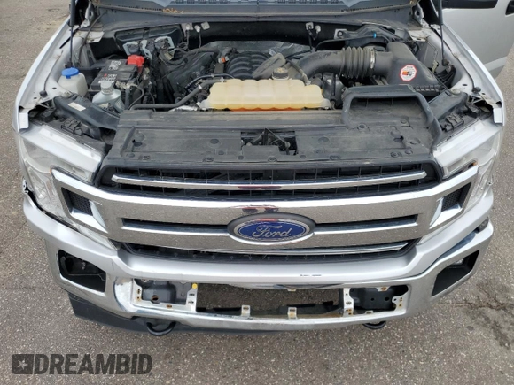 2019 Ford F-150 XL with VIN 1FTEW1E54KFA20203, listed as a Copart auction lot 64373765 with 79,550 mi miles and Salvage title. Bid and sale history available at DreamBid. Image 11.