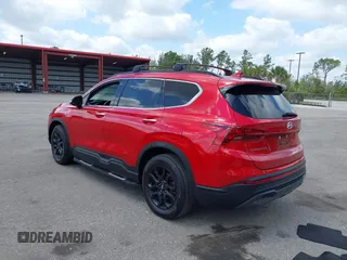2022 Hyundai Santa Fe XRT z VIN 5NMS64AJ3NH382831, wystawiony jako IAAI lot #42100573 z przebiegiem 46 502 mil mil oraz . Historia ofert i sprzedaży dostępna na DreamBid. Obrazek 3.