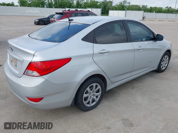 2012 Hyundai Accent GLS with VIN KMHCT4AE7CU252553, listed as a IAAI auction lot 42100914 with 232,705 mi miles. Bid and sale history available at carsss.com. Image 4.
