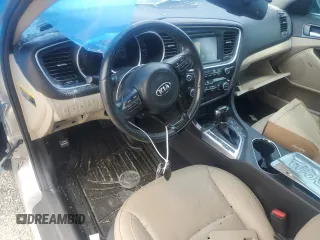 2015 Kia Optima EX with VIN 5XXGN4A71FG446118, listed as a Copart auction lot 61590675 with 120,577 mi miles and Salvage title. Bid and sale history available at DreamBid. Image 8.