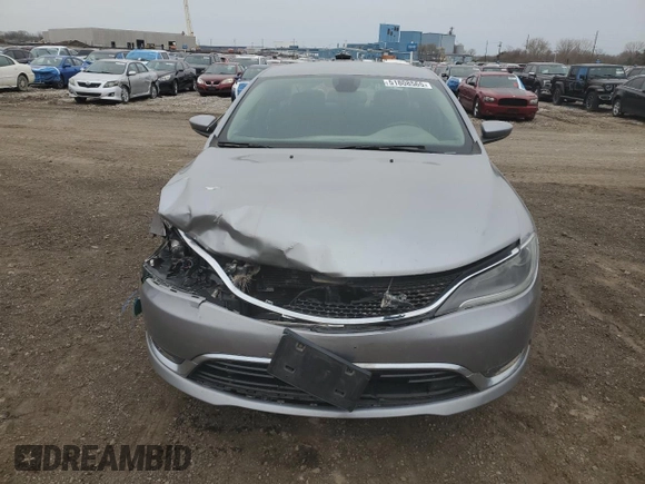 2015 Chrysler 200 Limited with VIN 1C3CCCAB3FN599112, listed as a Copart auction lot 51808565 with 143,538 mi miles and Salvage Title. Bid and sale history available at carsss.com. Image 5.