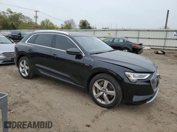 2019 Audi e-tron Premium Plus with VIN WA1LAAGE5KB009439, listed as a Copart auction lot 50514093 with 32,382 mi miles. Bid and sale history available at carsss.com. Image 4.
