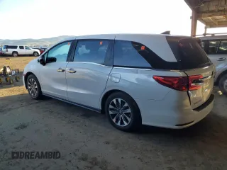 2024 Honda Odyssey EX-L with VIN 5FNRL6H6XRB008230, listed as a Copart auction lot 51418395 with 11,879 mi miles and Salvage Title. Bid and sale history available at DreamBid. Image 2.