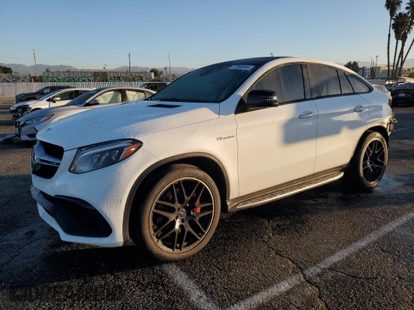 2016 Mercedes-Benz GLE 63 S AMG with VIN 4JGED7FB7GA037168, listed as a Copart auction lot 77898364 with 79,850 mi miles and Salvage title. Bid and sale history available at DreamBid. Image 1.