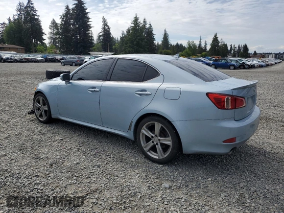 2011 Lexus IS 250 z VIN JTHBF5C21B5136191, wystawiony jako Copart lot #58203625 z przebiegiem 187 402 mil mil oraz Szkoda całkowita • Salvage title. Historia ofert i sprzedaży dostępna na DreamBid. Obrazek 2.