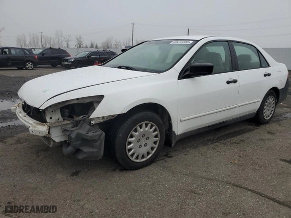 2007 Honda Accord Sdn VP with VIN 1HGCM56107A023881, listed as a Copart auction lot 88472355 with 127,577 mi miles and Salvage Title. Bid and sale history available at carsss.com. Image 1.