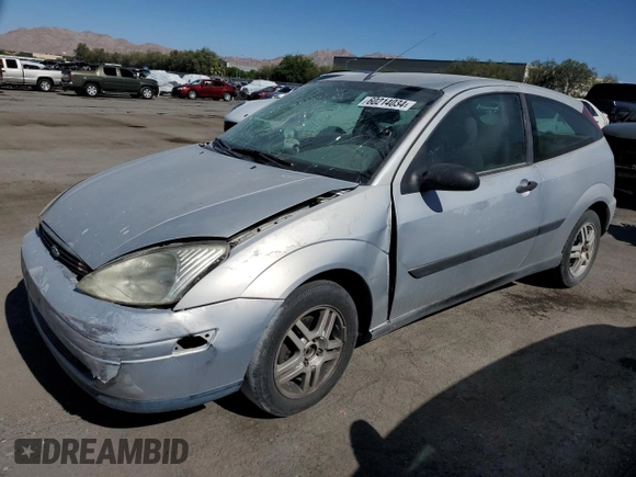 2000 Ford Focus ZX3 with VIN 3FAFP3132YR183435, listed as a Copart auction lot 60214034 with Not provided miles and Salvage title. Bid and sale history available at DreamBid. Image 1.