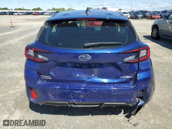 2024 Subaru Impreza Sport with VIN JF1GUAFC2R8230556, listed as a Copart auction lot 51766375 with 17,973 mi miles and Salvage Title. Bid and sale history available at carsss.com. Image 6.