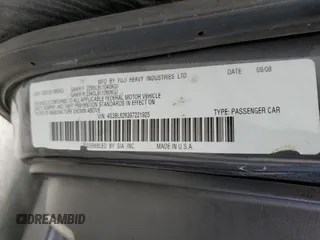 2009 Subaru Legacy Limited with VIN 4S3BL626397221925, listed as a Copart auction lot 55661165 with 204,910 mi miles and Salvage title. Bid and sale history available at DreamBid. Image 12.