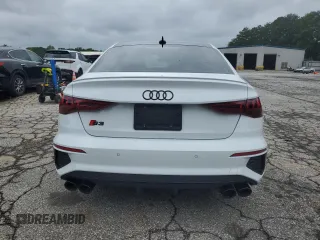 2023 Audi S3 Premium Plus z VIN WAUH3DGY5PA054747, wystawiony jako Copart lot #73563684 z przebiegiem 18 556 mil mil oraz Szkoda całkowita • Salvage title. Historia ofert i sprzedaży dostępna na DreamBid. Obrazek 6.