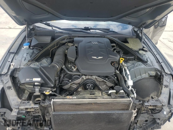 2017 Genesis G80 3.8L with VIN KMHGN4JE5HU195871, listed as a Copart auction lot 55962605 with 120,346 mi miles and Salvage title. Bid and sale history available at DreamBid. Image 11.