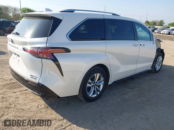 2021 Toyota Sienna Limited with VIN 5TDZSKFC5MS032668, listed as a IAAI auction lot 41858027 with 89,988 mi miles and . Bid and sale history available at DreamBid. Image 4.