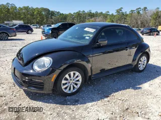 2017 Volkswagen Beetle Fleet z VIN 3VWF17AT0HM615601, wystawiony jako Copart lot #48537505 z przebiegiem 97 363 mil mil oraz Szkoda całkowita • Salvage title. Historia ofert i sprzedaży dostępna na DreamBid. Obrazek 1.