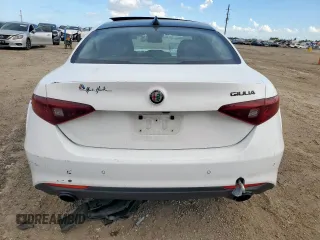 2019 Alfa Romeo Giulia with VIN ZARFAMAN6K7619968, listed as a Copart auction lot 61815425 with 30,055 mi miles and Salvage title. Bid and sale history available at DreamBid. Image 6.