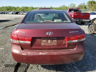 2007 Hyundai Sonata GLS with VIN 5NPET46CX7H195852, listed as a Copart auction lot 51732315 with 171,087 mi miles and Salvage Title. Bid and sale history available at DreamBid. Image 6.