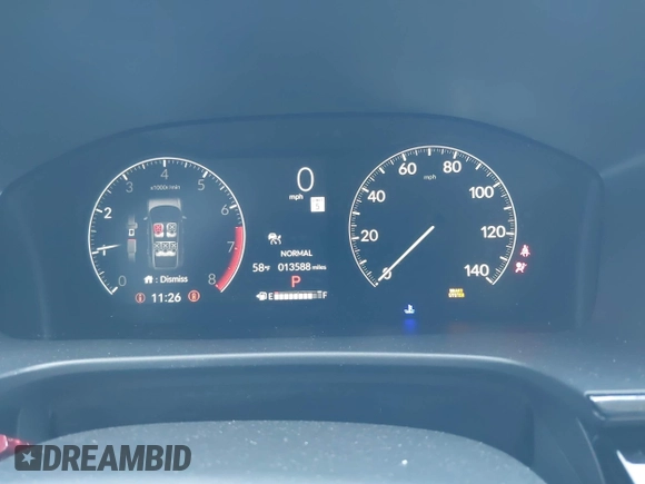 2025 Honda CR-V EX-L with VIN 2HKRS4H73SH401803, listed as a IAAI auction lot 41973265 with 13,588 mi miles and . Bid and sale history available at DreamBid. Image 7.