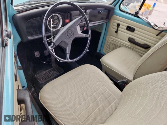 1974 Volkswagen Beetle with VIN 1142451120, listed as a Copart auction lot 63041995 with 10,102 mi miles and Salvage title. Bid and sale history available at DreamBid. Image 8.