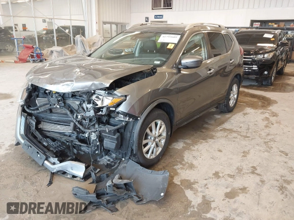 2020 Nissan Rogue SV with VIN KNMAT2MT2LP521776, listed as a IAAI auction lot 41792605 with 64,997 mi miles and . Bid and sale history available at carsss.com. Image 2.