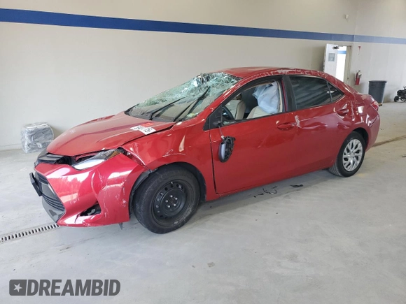 2019 Toyota Corolla L z VIN 5YFBURHE0KP861219, wystawiony jako Copart lot #59435715 z przebiegiem Nie podano mil oraz Szkoda całkowita • Salvage title. Historia ofert i sprzedaży dostępna na DreamBid. Obrazek 1.