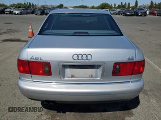 2002 Audi A8 with VIN WAUML44D62N008295, listed as a Copart auction lot 61276095 with 232,635 mi miles and Salvage title. Bid and sale history available at DreamBid. Image 6.