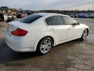 2012 Infiniti G37 Sedan Journey with VIN JN1CV6AP5CM934166, listed as a Copart auction lot 47825785 with 127,723 mi miles and Salvage Title. Bid and sale history available at carsss.com. Image 3.