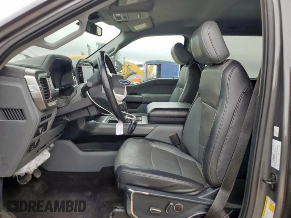 2021 Ford F-150 XL with VIN 1FTEW1C56MKD57257, listed as a Copart auction lot 51836915 with 109,269 mi miles and Salvage title. Bid and sale history available at DreamBid. Image 7.