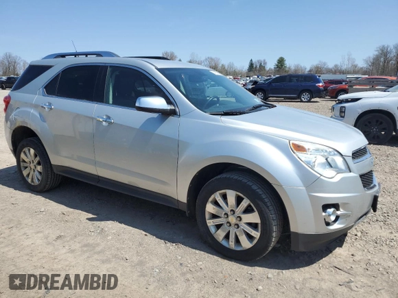 2011 Chevrolet Equinox 2LT with VIN 2CNFLNE52B6449415, listed as a Copart auction lot 54055555 with 25,311 mi miles and Clean Title. Bid and sale history available at DreamBid. Image 4.