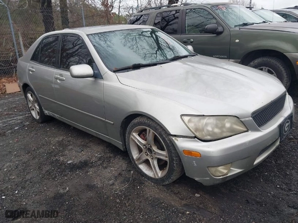 2001 Lexus IS 300 with VIN JTHBD182510014579, listed as a IAAI auction lot 41736860 with 1 mi miles. Bid and sale history available at carsss.com. Image 1.