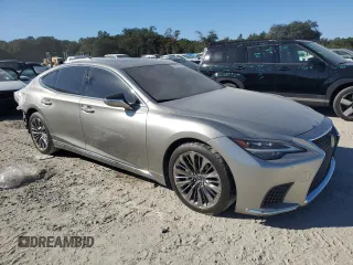 2021 Lexus LS with VIN JTHD51FF0M5014086, listed as a Copart auction lot 80830354 with 64,191 mi miles and Salvage Title. Bid and sale history available at carsss.com. Image 4.