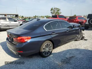 2018 BMW 5 Series 540i with VIN WBAJE5C52JWA96352, listed as a Copart auction lot 58902825 with Not provided miles and Salvage title. Bid and sale history available at DreamBid. Image 3.