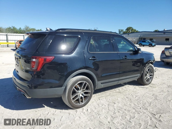 2016 Ford Explorer Sport with VIN 1FM5K8GT9GGA82063, listed as a Copart auction lot 49211715 with 41,030 mi miles and Salvage Title. Bid and sale history available at DreamBid. Image 3.